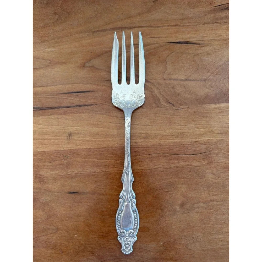 Vintage Rockford S.P. Co. 1910 Orange Blossom Silver Plate Cold Meat Serving For